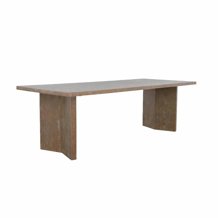 Fraser Wooden Rectangular Dining Table - LOOMLAN