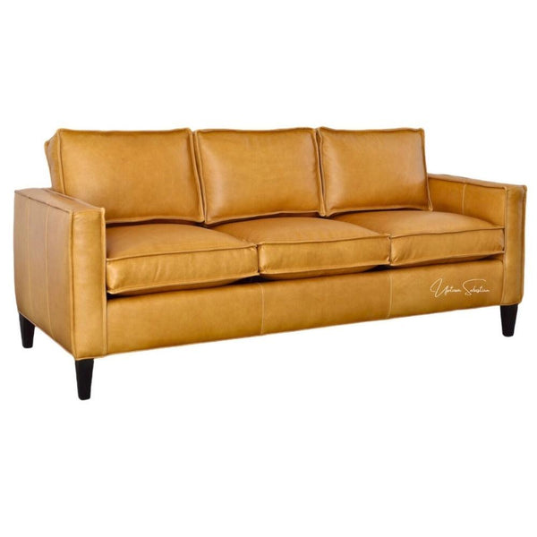 Freedom's Just Another Word for Custom Leather Sofa Sofas & Loveseats LOOMLAN By Uptown Sebastian
