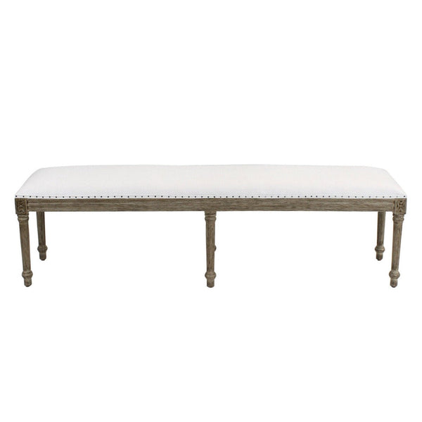 French Bench Bae Porcelain Bedroom Bench-Bedroom Benches-Peninsula Home-LOOMLAN
