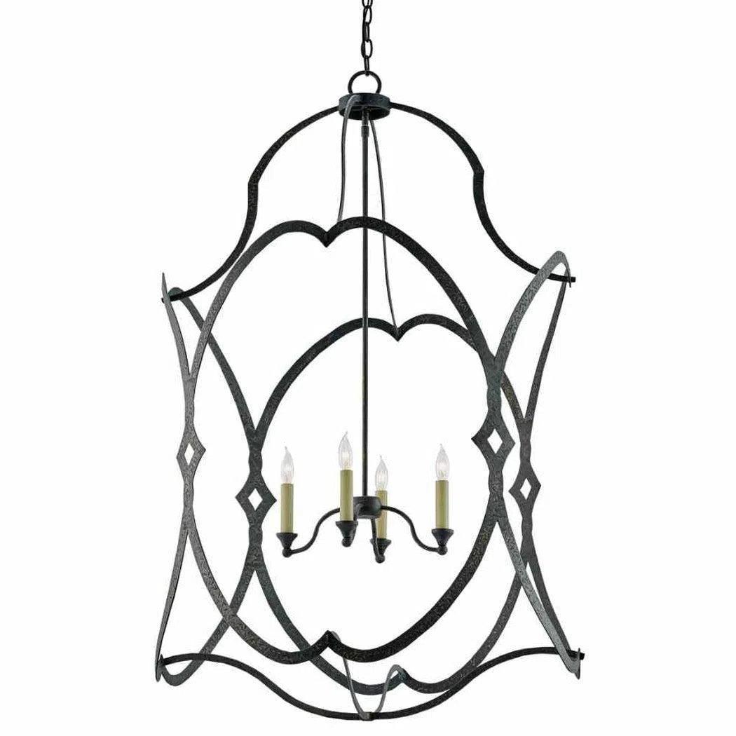 French Black Charisma Large Lantern