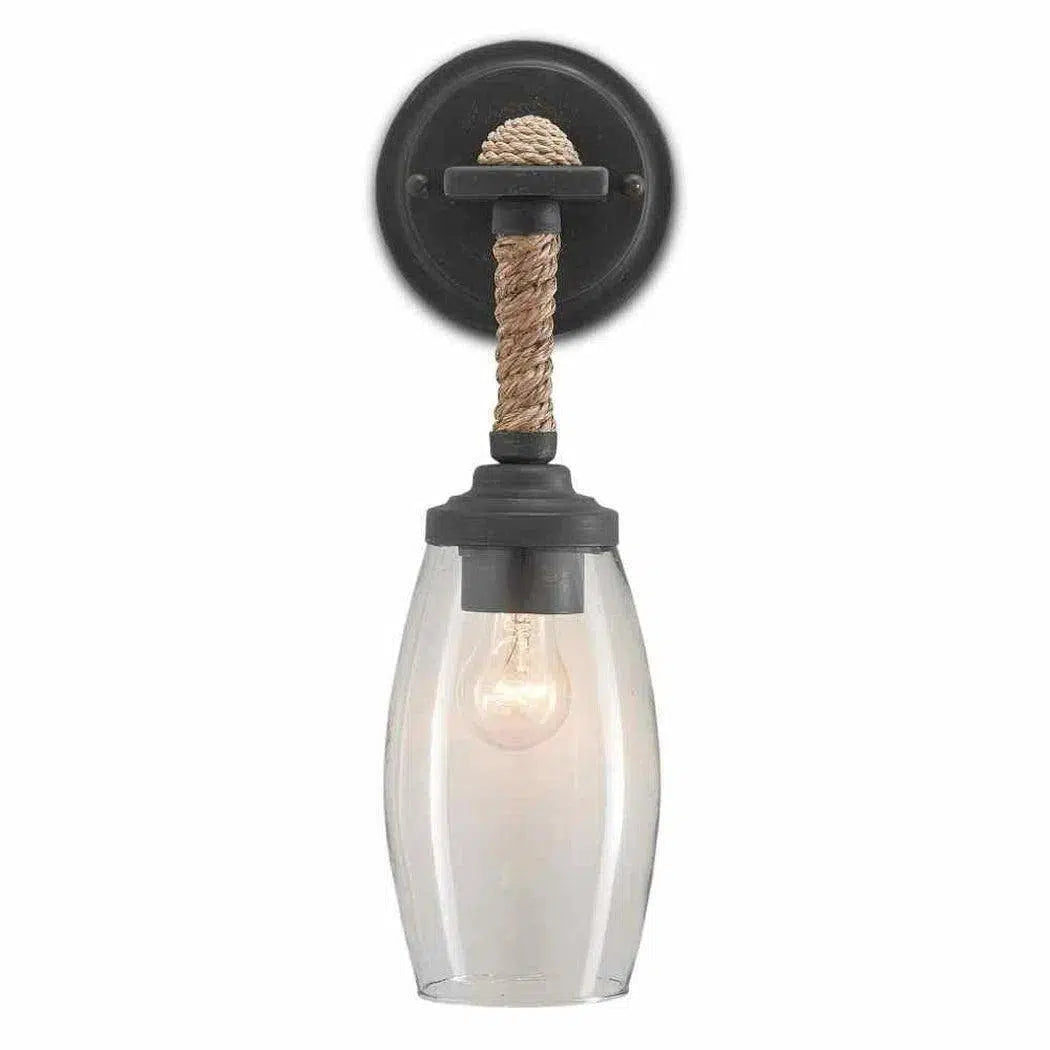 French Black Natural Highider Wall Sconce