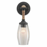 French Black Natural Highider Wall Sconce