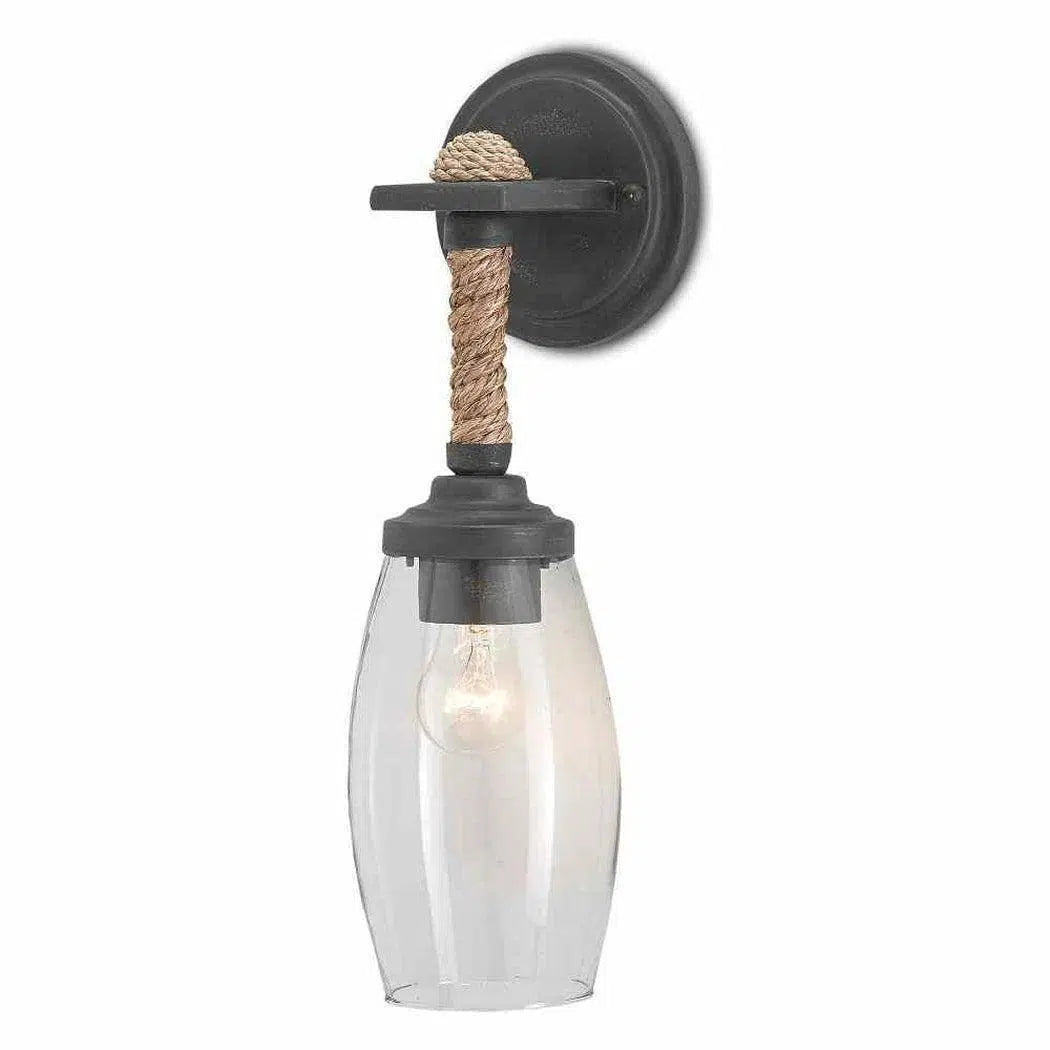 French Black Natural Highider Wall Sconce