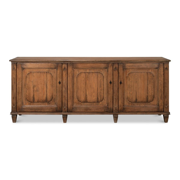 French Country Sideboard Old Pine Stain-Sideboards-Sarreid-LOOMLAN