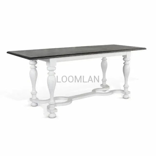 Friendship Farmhouse Dining Table-Dining Tables-Sunny D-LOOMLAN