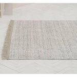 Friolento Grey Solid Handmade Wool Rug