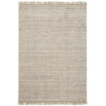 Friolento Grey Solid Handmade Wool Rug