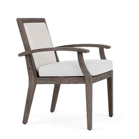 Frontier Aluminum Outdoor Dining Armchair-Outdoor Dining Chairs-Lloyd Flanders-LOOMLAN