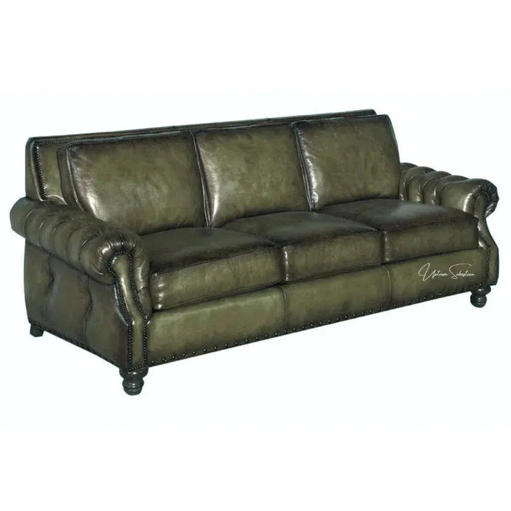 Frontier Leather Couch Made in the USA - LOOMLAN - Uptown Sebastian - Sofas & Loveseats