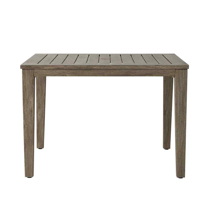 Frontier Square Umbrella Outdoor Dining Table-Outdoor Dining Tables-Lloyd Flanders-LOOMLAN