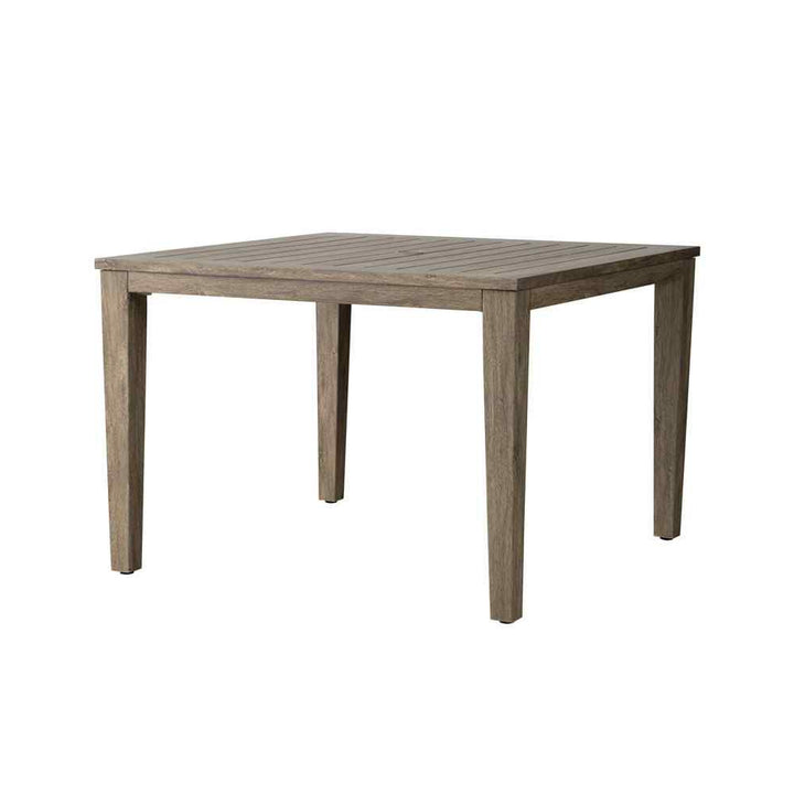 Frontier Square Umbrella Outdoor Dining Table-Outdoor Dining Tables-Lloyd Flanders-LOOMLAN