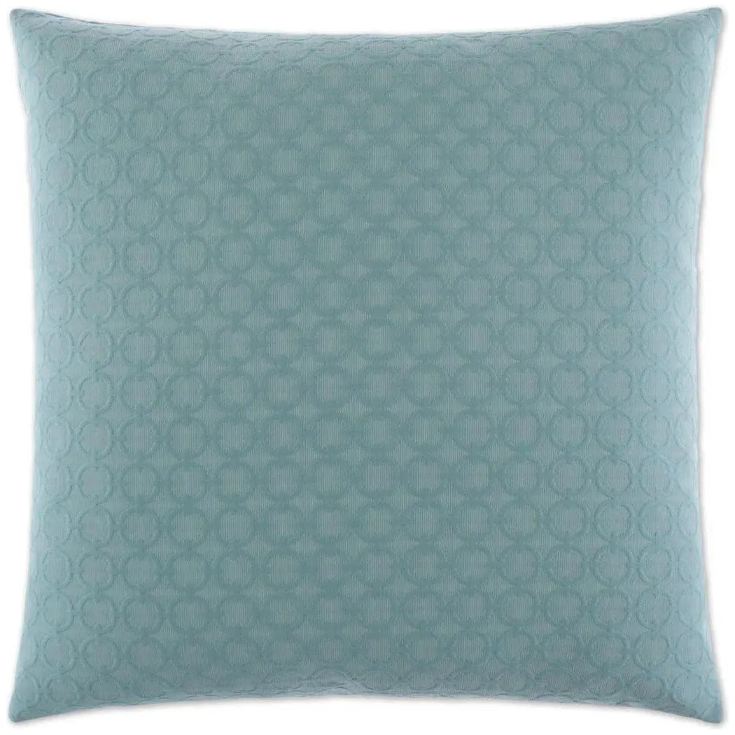 Full Circle Aqua Blue Throw Pillow Insert