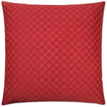 Full Circle Red Throw Pillow With Insert