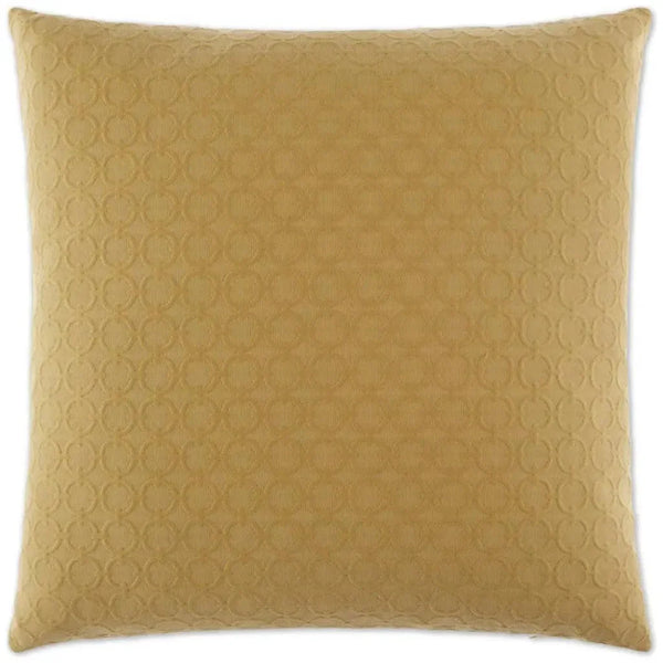 Full Circle Yellow Throw Pillow With Insert - LOOMLAN - D.V. Kap - Throw Pillows