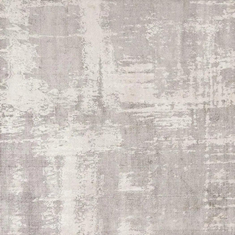 Fuller Heather Grey Solid Handmade Wool Rug