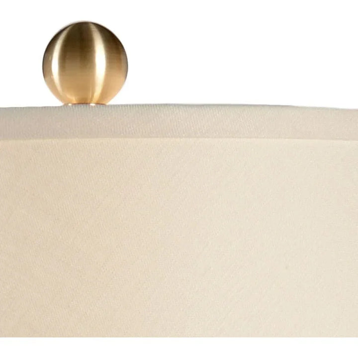 Fulton Vase Cream Crackle Glaze Finish Table Lamp - LOOMLAN - Chelsea House - Table Lamps