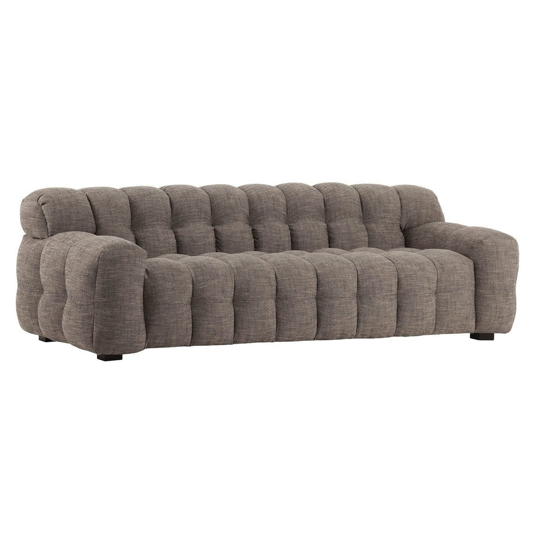 Deep Seat Sofa 94 Inch Grey Fabric | LOOMLAN