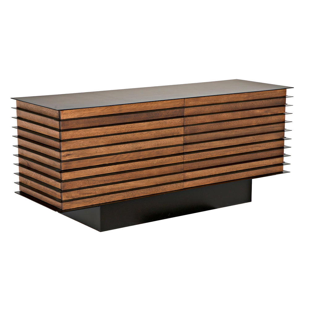 Elevation Steel Base Wooden Sideboard