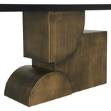 Noir Couture Console Matte Black Industrial Steel Design