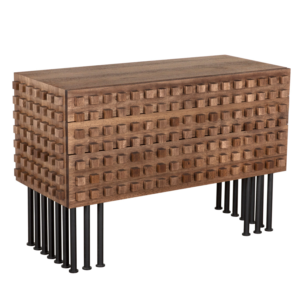 Wolfgang Steel Base Wooden Sideboard