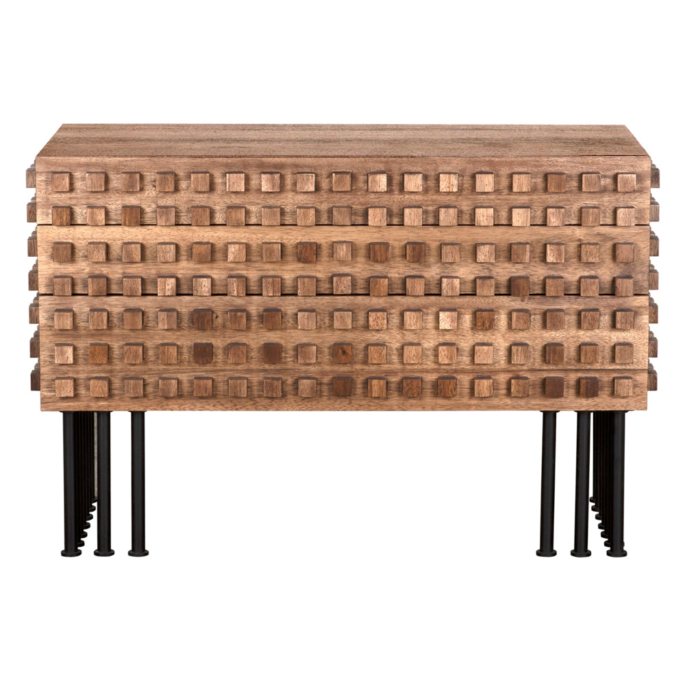 Wolfgang Steel Base Wooden Sideboard