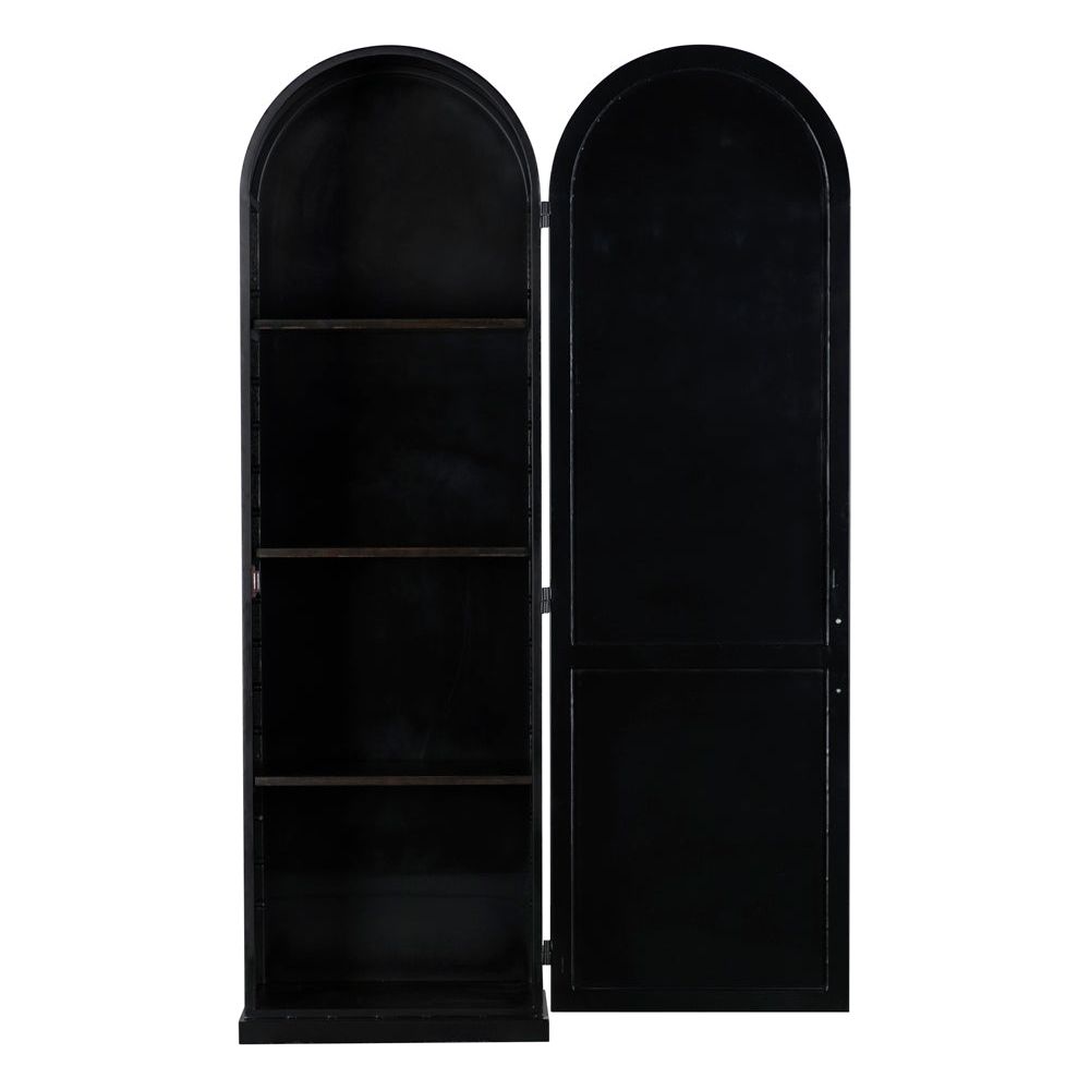 New Tyrol Matte Black Finished Steel Hutch