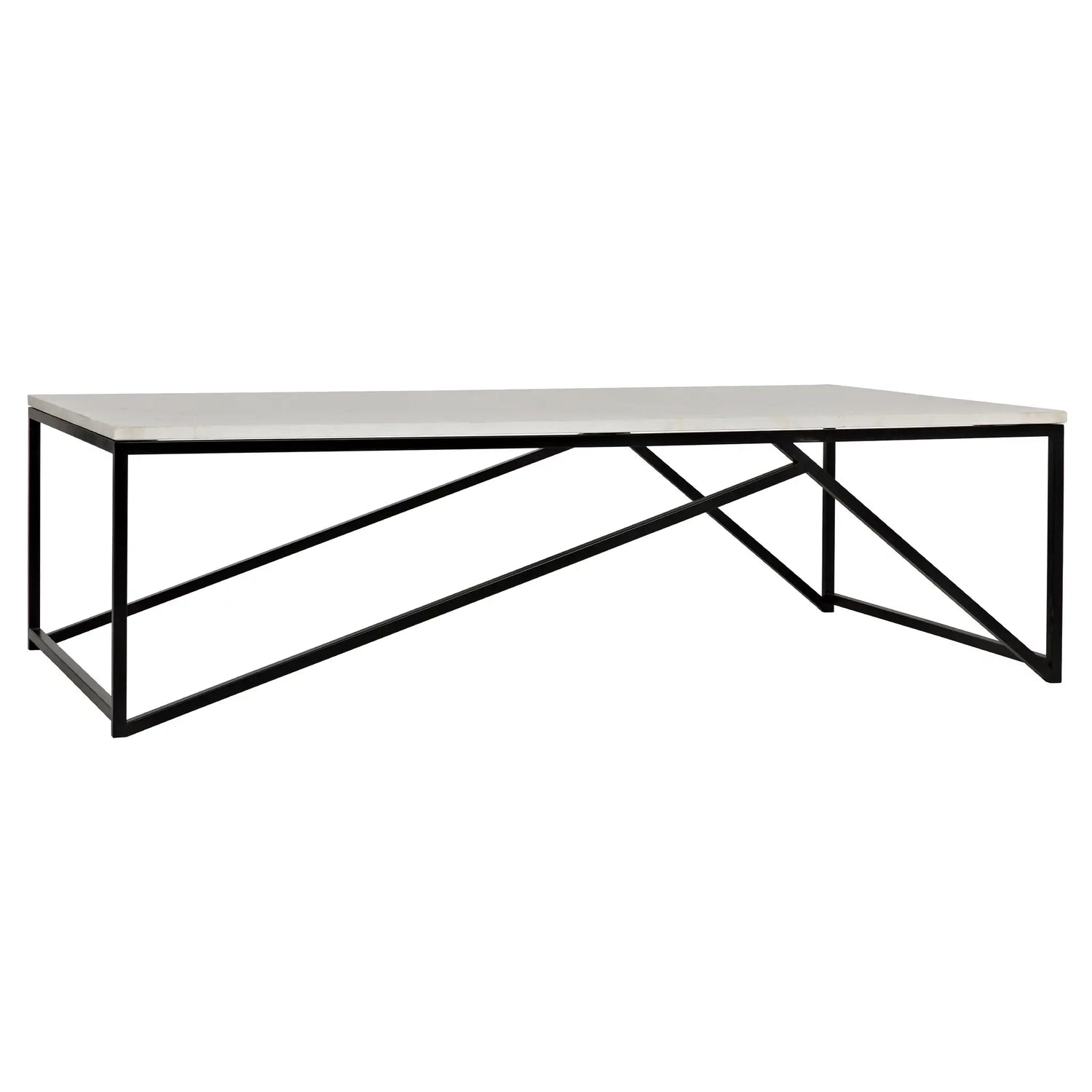 Molimo Marble Top Rectangular Coffee Table