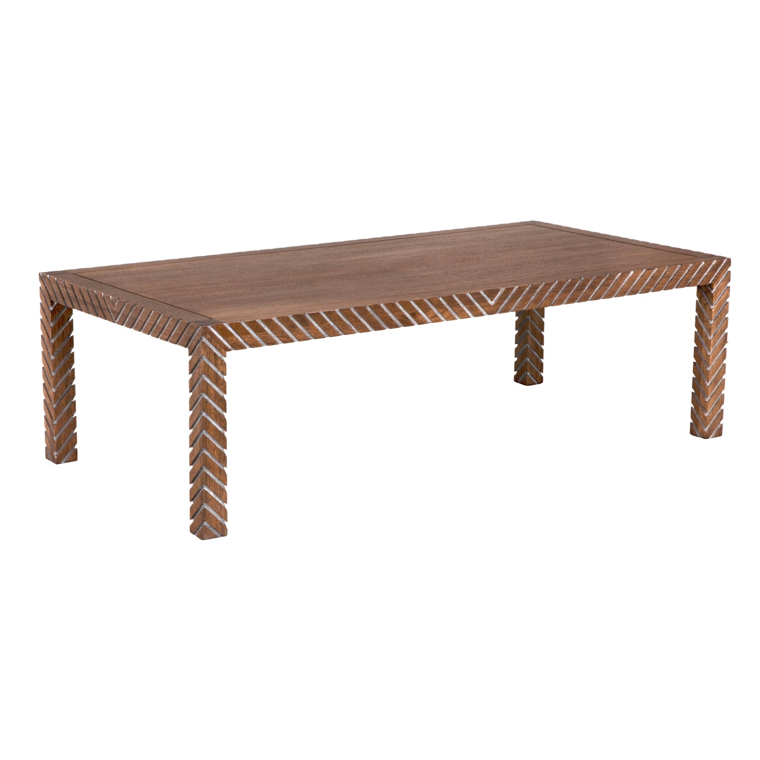 Ryder Wooden Brown Coffee Table - LOOMLAN - Noir - Coffee Tables