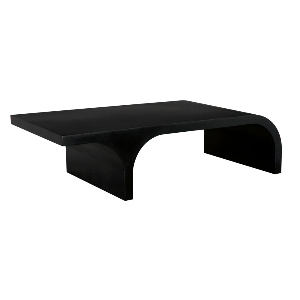 Maximus Industrial Steel Black Coffee Table