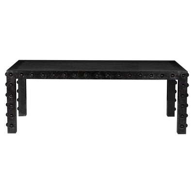 Didier Wooden Black Rectangular Dining Table - LOOMLAN - Noir - Dining Tables