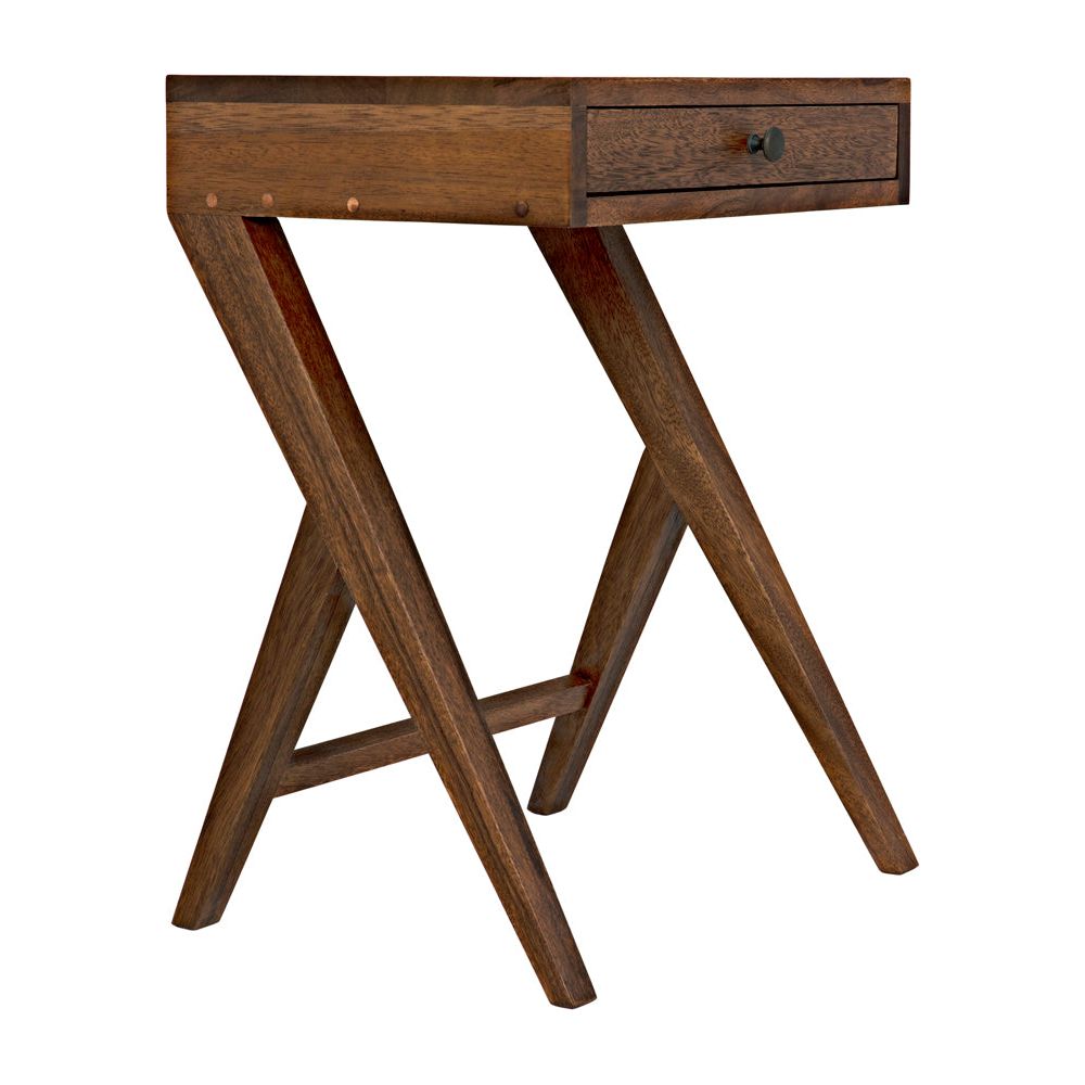 Peter Wooden Rectangular Side Table