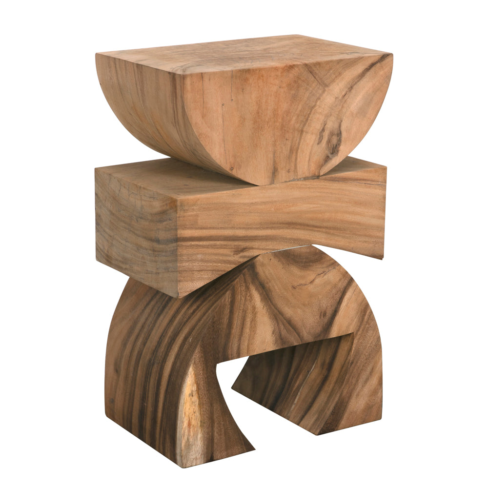 Monteiro Unique Design Wooden Side Table