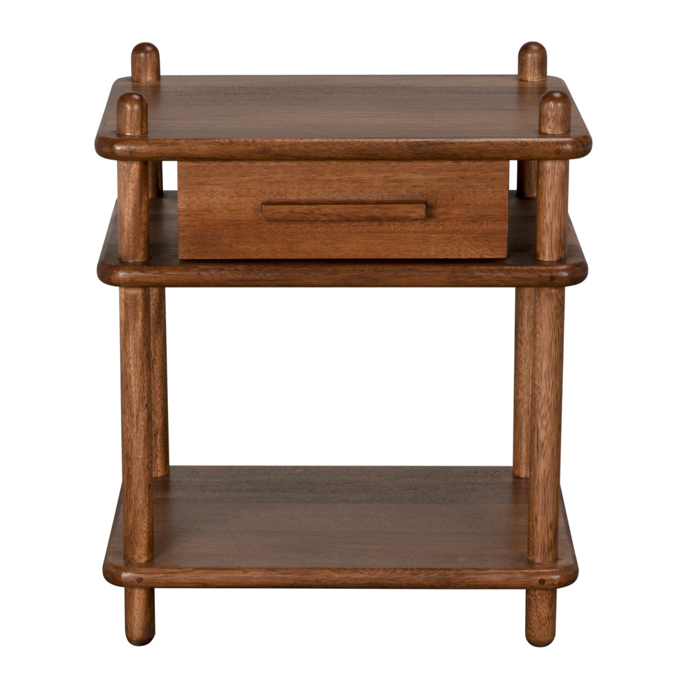 Keller Wood Made Rectangular Side Table