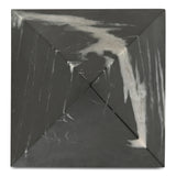 Alma Pyramid Black Marble Tabletop Accent