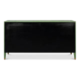 Gabriella Embossed Shagreen Blue Green Chest Of Drawers