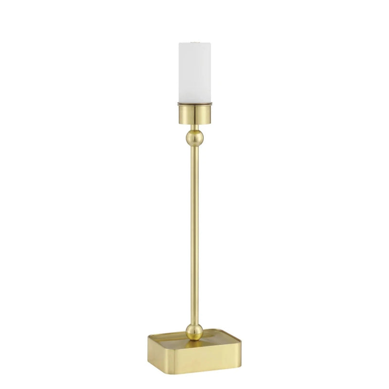 Gadabout Brass Cordless Table Lamp-Table Lamps-Currey & Co-LOOMLAN