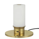 Gadabout Brass Cordless Table Lamp-Table Lamps-Currey & Co-LOOMLAN