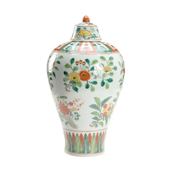 Gainborough Multicolor Design Ceramic Vase - LOOMLAN - Chelsea House - Vases & Jars