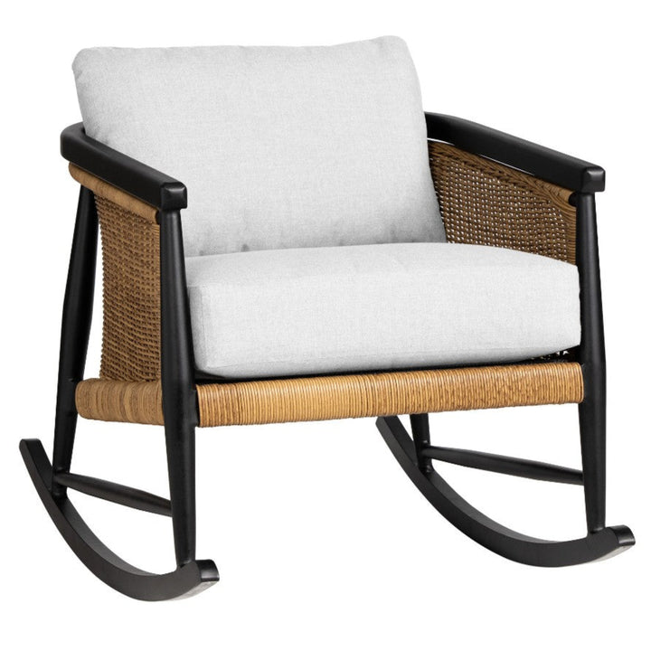 Get Galloway Lounge Rocker Sleek Design With Optional Cushion – LOOMLAN