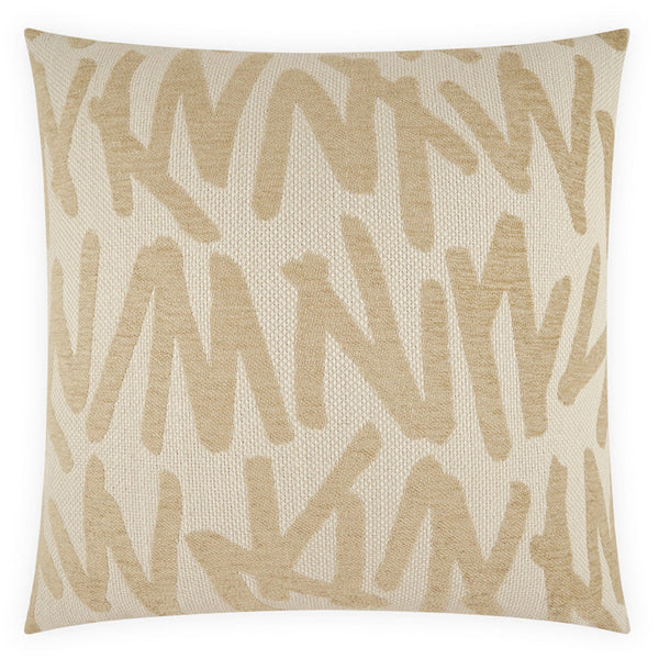Gambit Ivory Throw Pillow