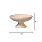 Garden Pedestal Bowl - Brown