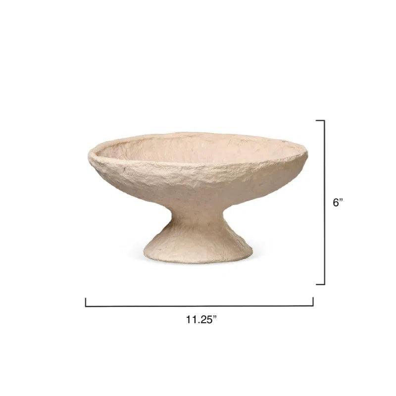 Garden Pedestal Bowl - Brown