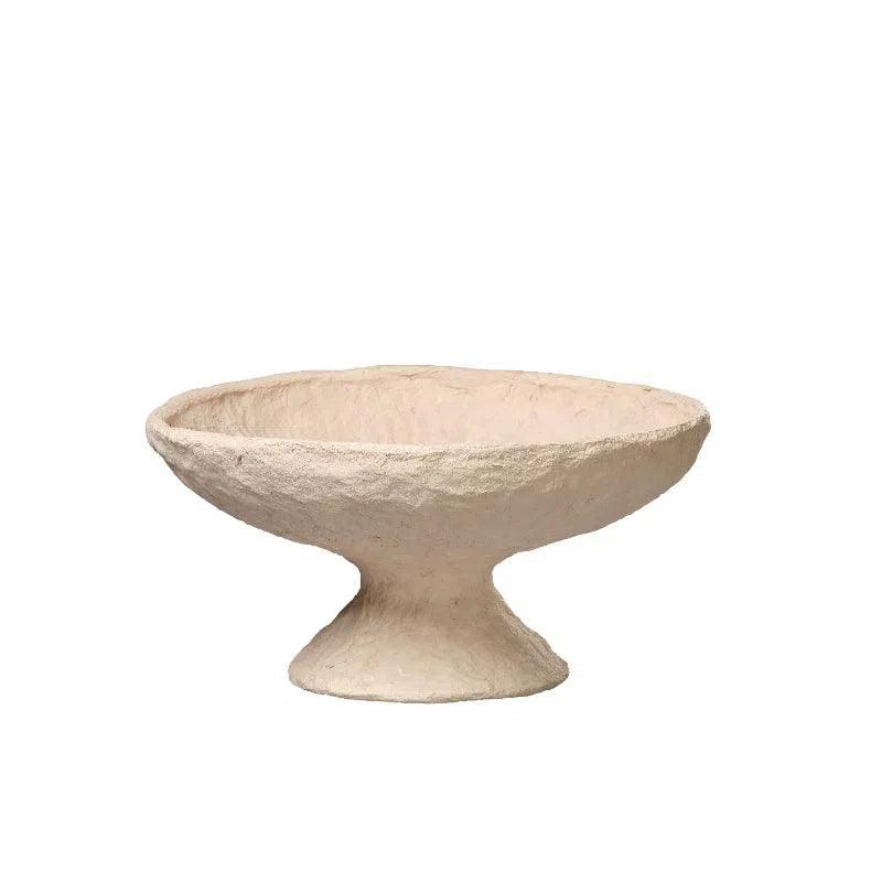 Garden Pedestal Bowl - Brown