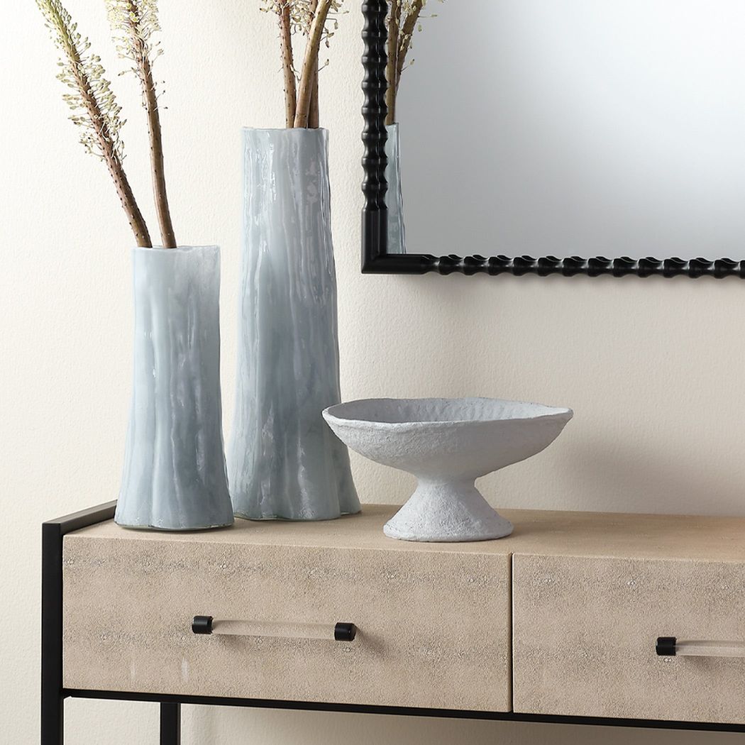 Garden Pedestal Bowl - Grey