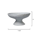 Garden Pedestal Bowl - Grey