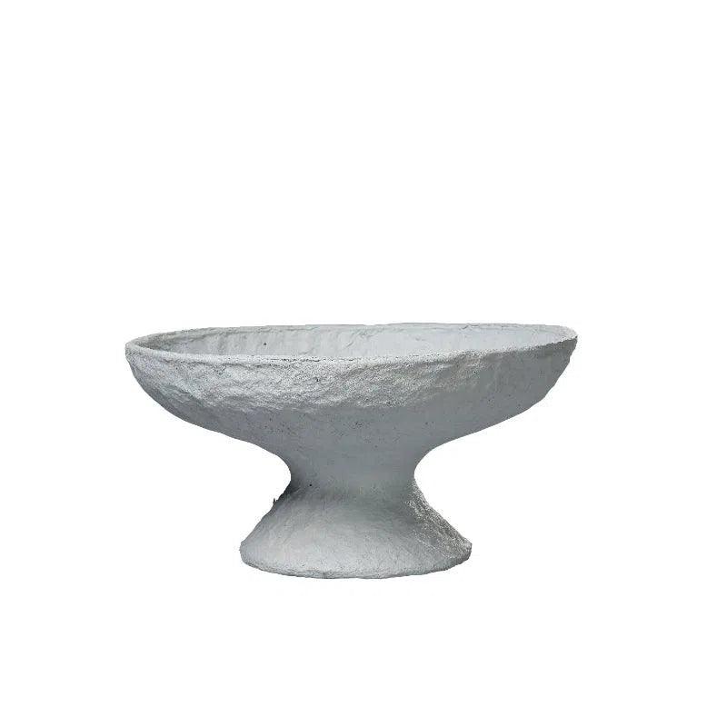 Garden Pedestal Bowl - Grey