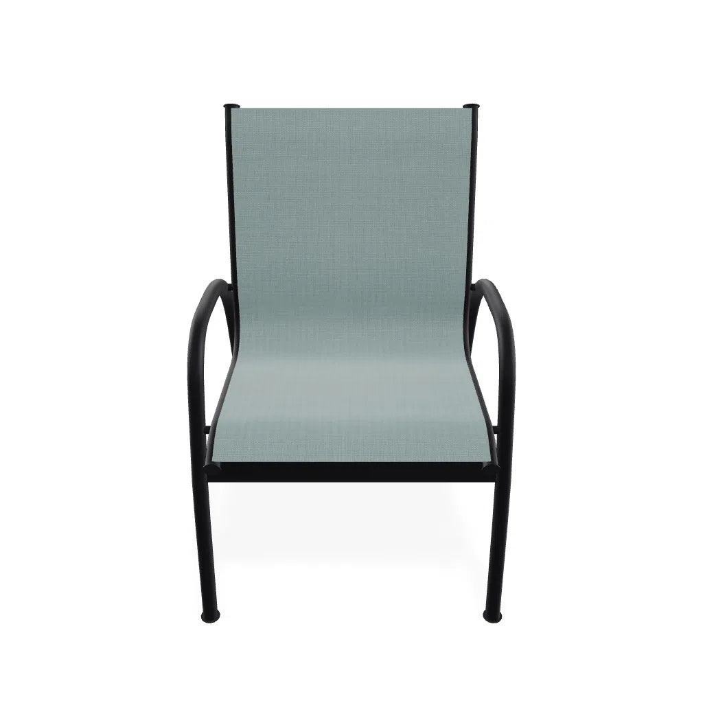 Gardenella Sling Stacking Arm Chair