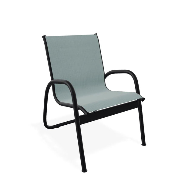 Gardenella Sling Stacking Arm Chair