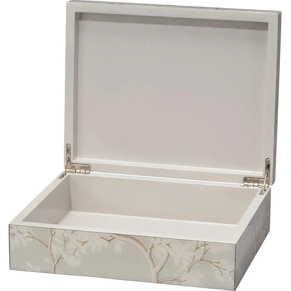 Garland Storage Solution Decorative Box Dove-Boxes & Bowls-Jamie Young-LOOMLAN