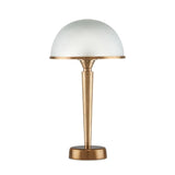 Gatsby Frosted Glass Finish Table Lamp-Table Lamps-Currey & Co-LOOMLAN